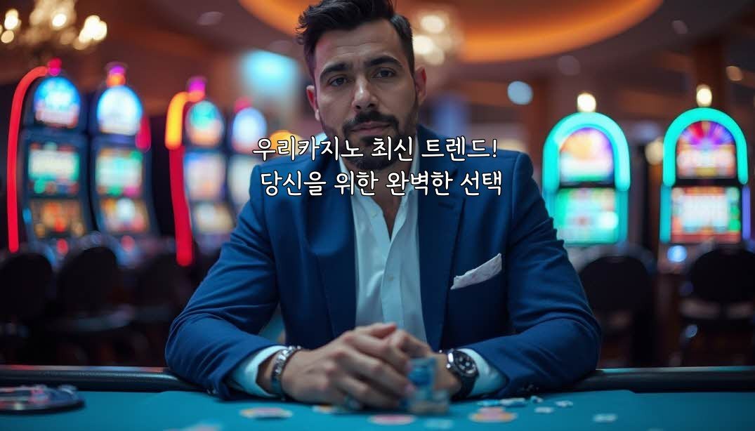우리카지노 최신 트렌드! 당신을 위한 완벽한 선택