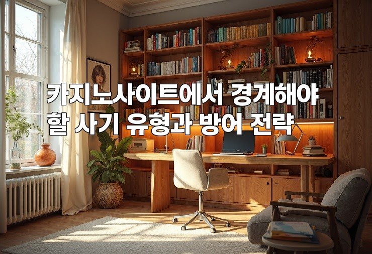 카지노사이트에서 경계해야 할 사기 유형과 방어 전략